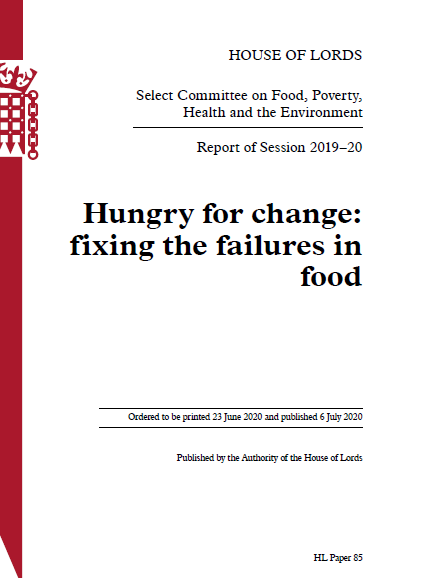 Hungry for Change Report Front Page